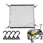 2PCS BL-220321 Outdoor Travel Camper Net Pocket Garden Trolley Fixed Net Bag, 2PCS BL-220321