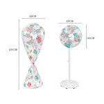 Household Fan PEVA Waterproof and Dustproof Cover, Color: Little Dinosaur Long, Sunflower Long, Sunflower Short, Little Dinosaur Long, Little Dinosaur Short
