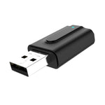 อะแดปเตอร์ลำโพง USB บลูทูธ 5.0 2-in-1 สำหรับคอมพิวเตอร์และหูฟังไร้สาย รุ่น BT10
