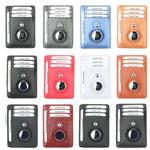 TQ-319 ที่ใส่บัตรหนังป้องกันการโจรกรรมและการสูญหายสำหรับ AirTag รุ่นที่ 2 / AirTag รุ่นที่ 1, คาร์บอนไฟเบอร์ (สีดำ), คาร์บอนไฟเบอร์ (สีเทา), คาร์บอนไฟเบอร์ (สีน้ำเงิน), คาร์บอนไฟเบอร์ (สีน้ำตาล), ลายเรียบ (สีดำ), ลายเรียบ (สีแดง), ลายเรียบ (สีเทา)