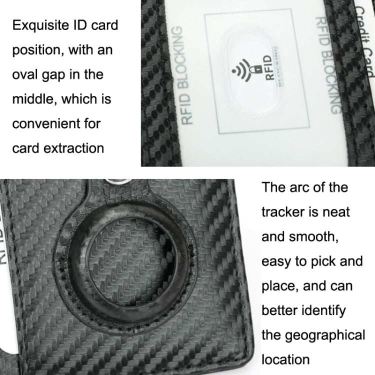 TQ-319 ที่ใส่บัตรหนังป้องกันการโจรกรรมและการสูญหายสำหรับ AirTag รุ่นที่ 2 / AirTag รุ่นที่ 1, คาร์บอนไฟเบอร์ (สีดำ), คาร์บอนไฟเบอร์ (สีเทา), คาร์บอนไฟเบอร์ (สีน้ำเงิน), คาร์บอนไฟเบอร์ (สีน้ำตาล), ลายเรียบ (สีดำ), ลายเรียบ (สีแดง), ลายเรียบ (สีเทา)