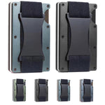 ZDL-05 ที่ใส่บัตรโลหะสำหรับจัดเก็บและป้องกันติดตาม AirTag รุ่นที่ 2 / AirTag รุ่นที่ 1, สีเขียวทหาร, สีดำ, สีเทา, สีฟ้าอ่อน