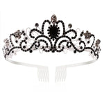 G2888 Crystal Diamond Wedding Party Braided Hair Crown Show Headband, Silver White, Silver, Gold, Rose Gold, AB Colorful, White+Pink, Pink, Blue, No Comb Rose Gold, No Comb Gold, Colorful Opal, Colorful, Purple Red Diamond, Light Purple, Light Green   ...