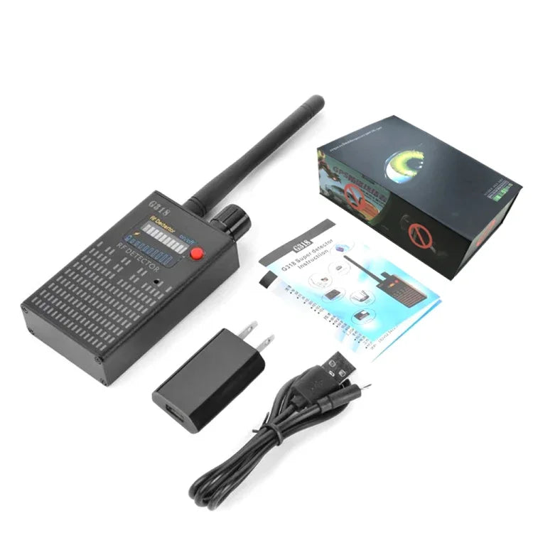 G318 เครื่องตรวจจับสัญญาณ ป้องกันการดักฟังและถ่ายภาพแอบถ่าย พร้อมเครื่องระบุตำแหน่ง GPS