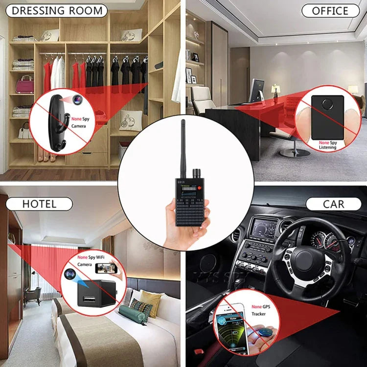 G318 เครื่องตรวจจับสัญญาณ ป้องกันการดักฟังและถ่ายภาพแอบถ่าย พร้อมเครื่องระบุตำแหน่ง GPS