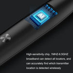 CW09 เครื่องตรวจจับกล้องแอบถ่ายในโรงแรม ปากกาตรวจจับสัญญาณไร้สาย GPS สแกนเนอร์ ป้องกันการติดตามตำแหน่ง, CW09 (สีดำ)
