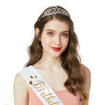 WM-02 Crystal Diamond Birthday Party Wedding Updo Crown, Color: Gold Queen Set1, Silver, Gold, Rose Gold, AB Diamond, Gold Queen, AB Silver Queen, Silver Queen, Rose Gold Queen, Golden Queen, Silver Girl, AB Gold Girl, Gold Girl, Rose Gold Girl