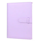 CAIUL 3 Inch PU Leather Photo Album Photo Collection Commemorative Book, Cherry Pink, Clove Purple, Qingkong Blue