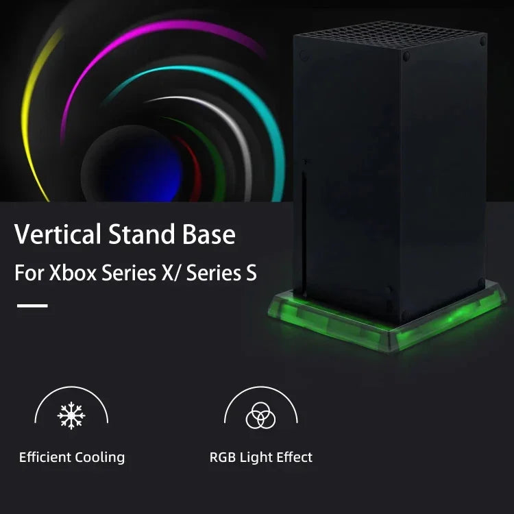 ฐานระบายความร้อน Symphony สำหรับเครื่องเล่นเกม Microsoft Xbox Series X/S, ฐานระบายความร้อน RGB