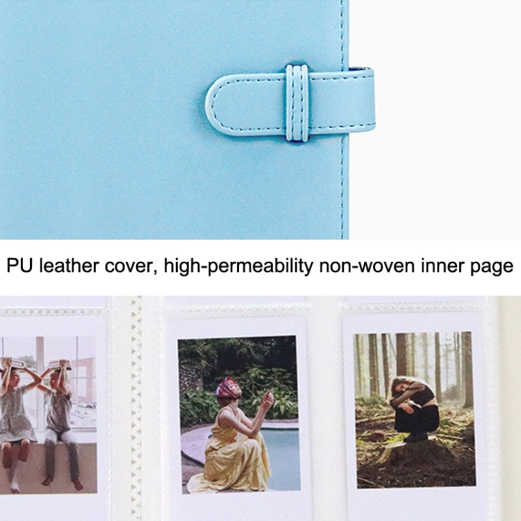 อัลบั้มรูปหนัง PU วินเทจขนาด 3 นิ้ว สมุดบันทึกภาพที่ระลึก สีขาว ชมพู ม่วง ฟ้า ดำ น้ำตาล