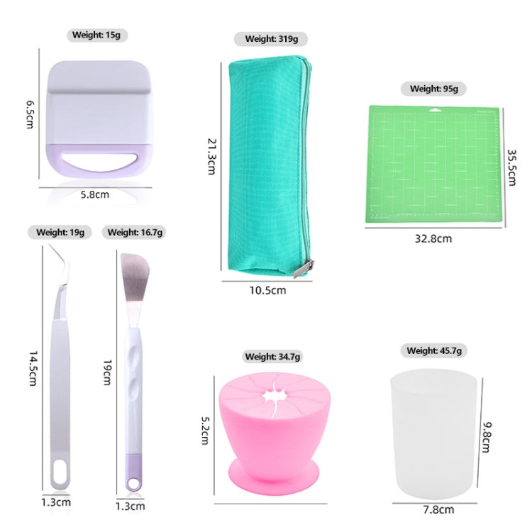 ชุดเครื่องมือถอนฟิล์มไวนิล DIY เครื่องมือแกะสลักลาย, 5-in-1, 5-in-1+แผ่นตัด, 5-in-1+ถังรีไซเคิล+ถุง, 6-in-1+ถังรีไซเคิล+ถุง, 5-in-1+ถังรีไซเคิล+ที่วางปากกา