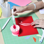ชุดเครื่องมือถอนฟิล์มไวนิล DIY เครื่องมือแกะสลักลาย, 5-in-1, 5-in-1+แผ่นตัด, 5-in-1+ถังรีไซเคิล+ถุง, 6-in-1+ถังรีไซเคิล+ถุง, 5-in-1+ถังรีไซเคิล+ที่วางปากกา