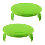 ฝาครอบม้วนสายเครื่องตัดหญ้าไร้สาย GK04 2 ชิ้น สำหรับ Greenworks, สีเขียว, สีดำ