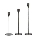 3 PCS / Set Home Decoration Wedding Wrought Iron Candle Holder, Style:, 3 PCS / Set Thick Bottom (Rose Red), 3 PCS / Set Thick Bottom (Silver), 3 PCS / Set Thin Bottom (Black), 3 PCS / Set Thin Bottom (Imitation Gold), 3 PCS / Set Thin Bottom (Silver)