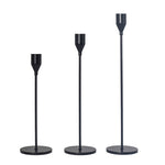 3 PCS / Set Home Decoration Wedding Wrought Iron Candle Holder, Style:, 3 PCS / Set Thick Bottom (Rose Red), 3 PCS / Set Thick Bottom (Silver), 3 PCS / Set Thin Bottom (Black), 3 PCS / Set Thin Bottom (Imitation Gold), 3 PCS / Set Thin Bottom (Silver)