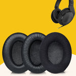 ปลอกหูฟังโฟมระบายอากาศ 2 ชิ้น สำหรับ Sennheiser HD200 Pro, สเปค: ย่น กำมะหยี่ หนังโปรตีน
