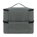 Nail Polish Storage Bag Portable Essential Oil Lipstick Organizer, Grey