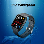 QS16Pro นาฬิกาอัจฉริยะกันน้ำขนาด 1.69 นิ้วสำหรับตรวจสุขภาพ รองรับการวัดอุณหภูมิร่างกาย สีขาว ชมพู น้ำเงิน ดำ เงินเทา เขียว ดำสตีล ดำสตีลหนา