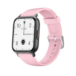 QS16Pro นาฬิกาอัจฉริยะกันน้ำขนาด 1.69 นิ้วสำหรับตรวจสุขภาพ รองรับการวัดอุณหภูมิร่างกาย สีขาว ชมพู น้ำเงิน ดำ เงินเทา เขียว ดำสตีล ดำสตีลหนา