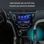 011 ตัวรับสัญญาณเสียง AUX Bluetooth 5.0 3.5 มม. สำหรับเครื่องเสียงรถยนต์ สีดำ 011