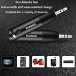 011 ตัวรับสัญญาณเสียง AUX Bluetooth 5.0 3.5 มม. สำหรับเครื่องเสียงรถยนต์ สีดำ 011