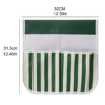 ถุงเก็บเครื่องมือรถเข็นม้านั่งทำสวน MTP-635, MTP-635 สีเขียวเย็บขอบสีเบจ