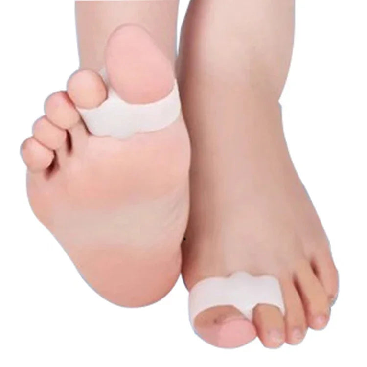Double Ring Toe Separator Foot Care, 5 Pairs Double Ring