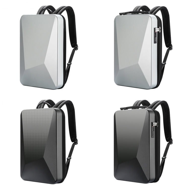 กระเป๋าเป้ Bopai 61-93318A เปลือกแข็งกันน้ำและขยายได้ พร้อมช่องชาร์จ USB, รุ่น: ปกติ (สีเงิน), รหัสผ่าน (สีเงิน), ปกติ (สีดำ), รหัสผ่าน (สีดำ)