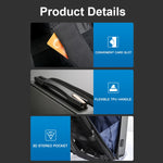 กระเป๋าเป้ Bopai 61-93318A เปลือกแข็งกันน้ำและขยายได้ พร้อมช่องชาร์จ USB, รุ่น: ปกติ (สีเงิน), รหัสผ่าน (สีเงิน), ปกติ (สีดำ), รหัสผ่าน (สีดำ)