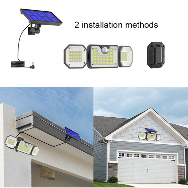 ไฟสวนกลางแจ้งโซลาร์เซลล์พร้อมเซ็นเซอร์ตรวจจับร่างกาย LED กันน้ำ, สไตล์:, แยก 226LED