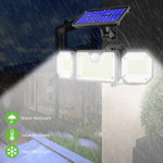 ไฟสวนกลางแจ้งโซลาร์เซลล์พร้อมเซ็นเซอร์ตรวจจับร่างกาย LED กันน้ำ, สไตล์:, แยก 226LED
