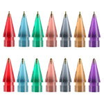 หัวปากกาสไตลัสใสเปลี่ยนสำหรับ Apple Pencil 1/2 2 ชิ้น, สเปค:, แบบยาว (แดง), แบบยาว (น้ำเงิน), แบบยาว (เขียว), แบบยาว (ชมพู), แบบยาว (เทา), แบบยาว (ทอง), แบบยาว (ม่วง), แบบกลม (แดง), แบบกลม (น้ำเงิน), แบบกลม (เขียว), แบบกลม (ชมพู)