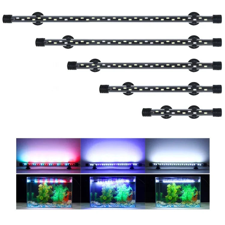 ไฟดำน้ำตู้ปลา LED 90-260V, Q20BW แสงน้ำเงิน+ขาว, Q30BW แสงน้ำเงิน+ขาว, Q40BW แสงน้ำเงิน+ขาว, Q50BW แสงน้ำเงิน+ขาว, Q60BW แสงน้ำเงิน+ขาว, Q20CF แสง RGB, Q30CF แสง RGB, Q40CF แสง RGB, Q50CF แสง RGB