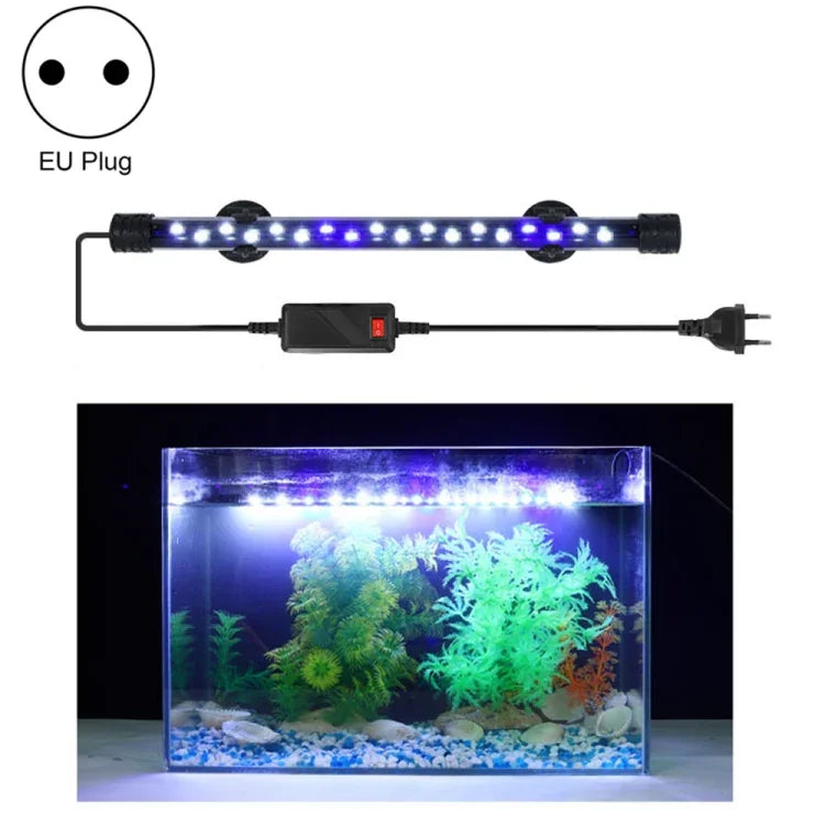 ไฟดำน้ำตู้ปลา LED 90-260V, Q20BW แสงน้ำเงิน+ขาว, Q30BW แสงน้ำเงิน+ขาว, Q40BW แสงน้ำเงิน+ขาว, Q50BW แสงน้ำเงิน+ขาว, Q60BW แสงน้ำเงิน+ขาว, Q20CF แสง RGB, Q30CF แสง RGB, Q40CF แสง RGB, Q50CF แสง RGB