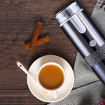 เครื่องชงกาแฟไร้สายแบบพกพาอัตโนมัติเต็มรูปแบบ สีดำ