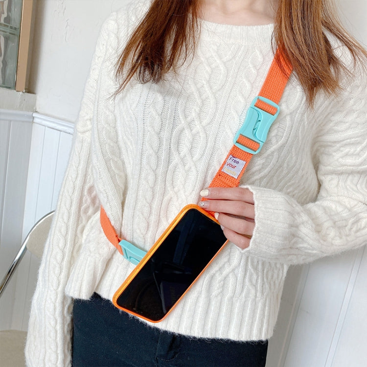 สายคล้องโทรศัพท์แบบ Crossbody ปรับได้ 2 ชิ้น สำหรับเคสโทรศัพท์และกระเป๋ากล้อง สีส้ม แดง น้ำเงิน ม่วง