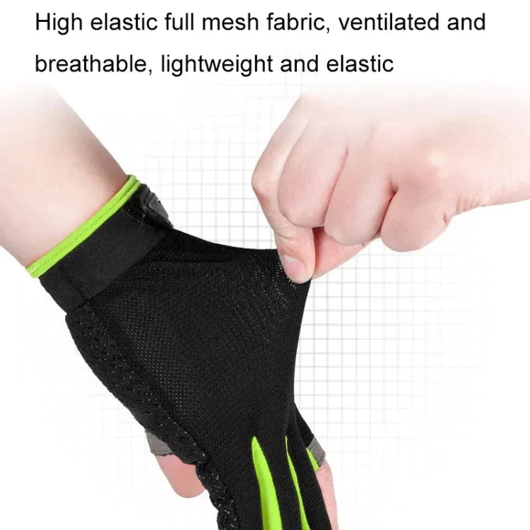 1 Pair QX0008 Outdoor Sunscreen Non-Slip Exposed Two-Finger Fishing Gloves, Free Size