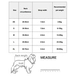 ปลอกคอสุนัขตาข่ายรังผึ้ง ระบายอากาศ สะท้อนแสง ป้องกันการบีบรัด ขนาด XS, S, M, L, XL
