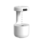 เครื่องเพิ่มความชื้นหยดน้ำต้านแรงโน้มถ่วงจอแสดงผลอัจฉริยะ LED รุ่น W1
