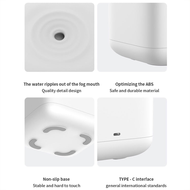 เครื่องเพิ่มความชื้นหยดน้ำต้านแรงโน้มถ่วงจอแสดงผลอัจฉริยะ LED รุ่น W1