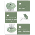 เครื่องเพิ่มความชื้นแสงกลางคืนรูป UFO ชาร์จ USB รุ่น FX-041 สีงาช้างขาว เขียวทะเล ฟ้าอ่อน
