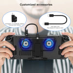 พัดลมระบายความร้อนพร้อมขาตั้ง JYS สำหรับ Steam Deck/Switch/OLED, JYS-SD006