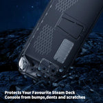 เคส TPU แบบถือพร้อมสติกเกอร์ปุ่มทัชแพด JYS สำหรับ Steam Deck, เคส TPU + สติกเกอร์ปุ่มทัชแพด
