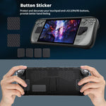 เคส TPU แบบถือพร้อมสติกเกอร์ปุ่มทัชแพด JYS สำหรับ Steam Deck, เคส TPU + สติกเกอร์ปุ่มทัชแพด