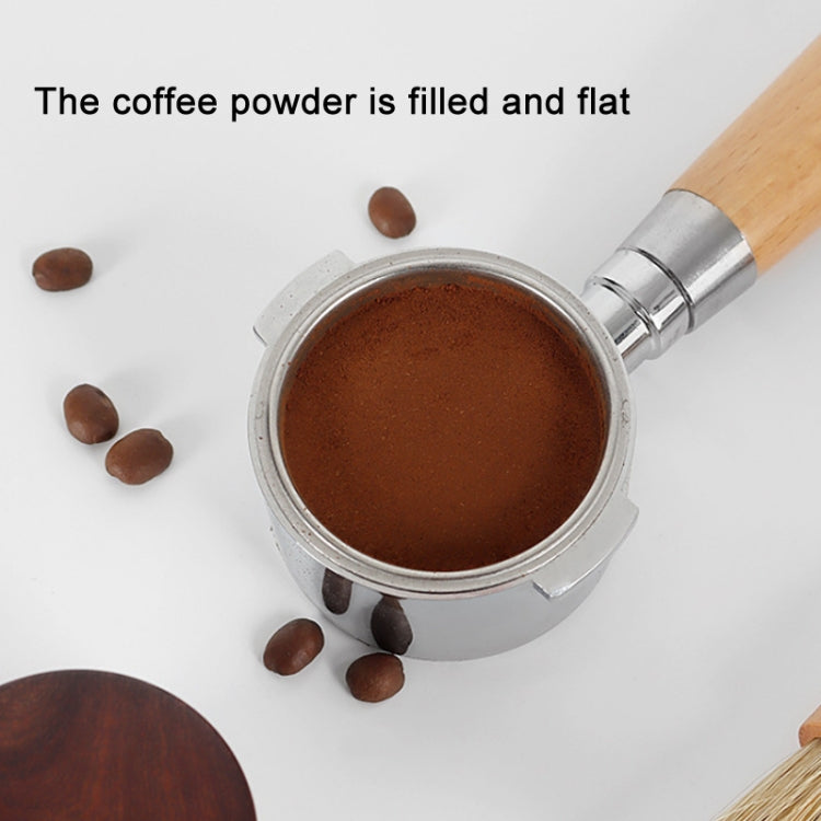 เครื่องอัดกาแฟสแตนเลสด้ามไม้แพร์ ขนาด 51 มม., 53 มม., 58 มม.