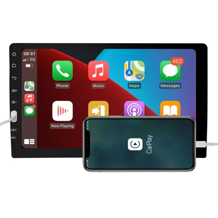 เครื่องเล่น MP5 Carplay ขนาด 9 นิ้ว รุ่น Q3570 แบบสปินเดิลเดี่ยว, สไตล์: มาตรฐาน, มาตรฐานพร้อมกล้องไฟ 4 ตัว, มาตรฐานพร้อมกล้องไฟ 8 ตัว, มาตรฐานพร้อมกล้องไฟ 12 ตัว