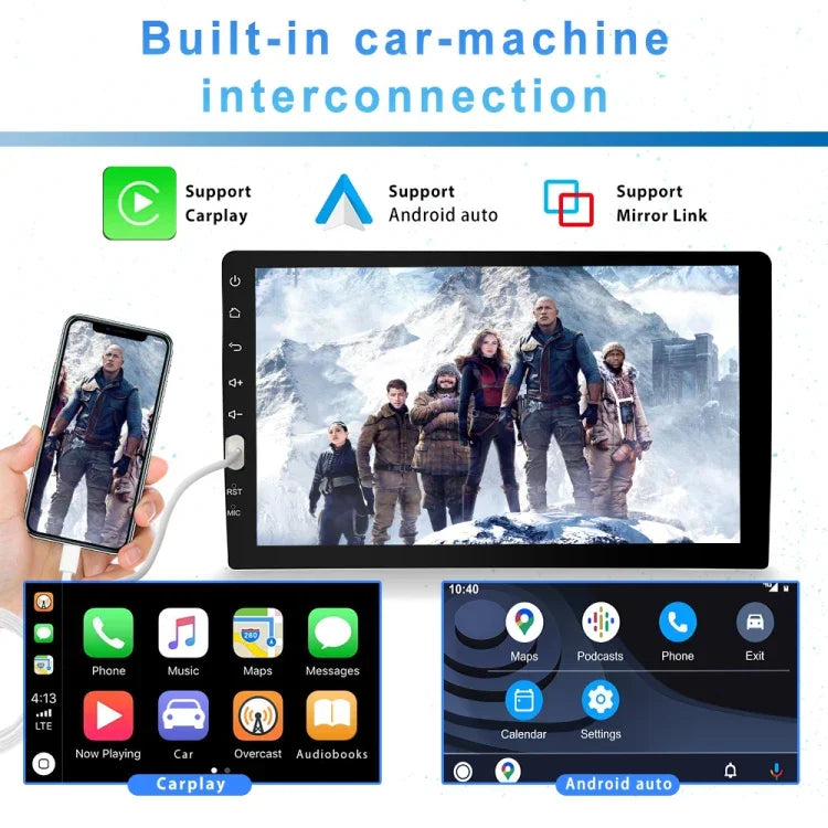 เครื่องเล่น MP5 Carplay ขนาด 9 นิ้ว รุ่น Q3570 แบบสปินเดิลเดี่ยว, สไตล์: มาตรฐาน, มาตรฐานพร้อมกล้องไฟ 4 ตัว, มาตรฐานพร้อมกล้องไฟ 8 ตัว, มาตรฐานพร้อมกล้องไฟ 12 ตัว