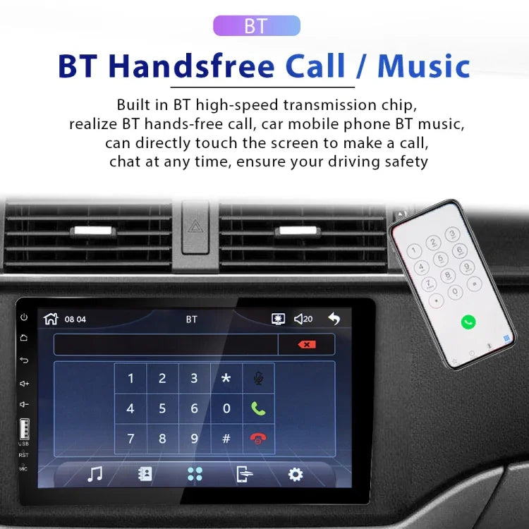เครื่องเล่น MP5 Carplay ขนาด 9 นิ้ว รุ่น Q3570 แบบสปินเดิลเดี่ยว, สไตล์: มาตรฐาน, มาตรฐานพร้อมกล้องไฟ 4 ตัว, มาตรฐานพร้อมกล้องไฟ 8 ตัว, มาตรฐานพร้อมกล้องไฟ 12 ตัว