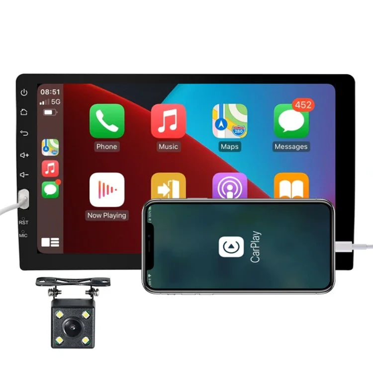 เครื่องเล่น MP5 Carplay ขนาด 9 นิ้ว รุ่น Q3570 แบบสปินเดิลเดี่ยว, สไตล์: มาตรฐาน, มาตรฐานพร้อมกล้องไฟ 4 ตัว, มาตรฐานพร้อมกล้องไฟ 8 ตัว, มาตรฐานพร้อมกล้องไฟ 12 ตัว