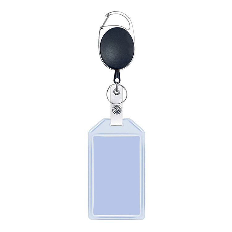 Multifunctional Retractable Waterproof Card Case Keychain Ring Card Sleeve